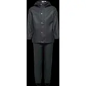 En fant Rainwear Set Solid - Black - 92