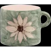 Anna + Nina White Lotus Dreams Mug - Green - 50 CL