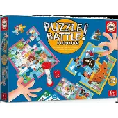 Educa Puzzle Battle Junior - Animals - Multi/patterned - ONE SIZE