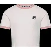 FILA Pratolino Cropped Ringer T-Shirt - Cream - 122-128