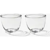 Form & Refine Pinho Glass, Set Of 2 Pcs. - Nude - Ø 8.5 cm