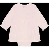 Fixoni Body Dress Ls Rib - Pink - 86