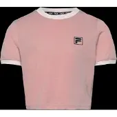 FILA Pratolino Cropped Ringer T-Shirt - Pink - 86-92