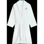 Gant Embroidery Robe - White - XS