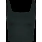 Girlfriend Collective Tommy Square Tank - Black - XS