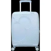 American Tourister Mickey Magic Spinner Matkalaukku 37-44L, Pastel Blue