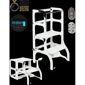 ETTE TETE Step'n'sit Helper Tower - Table - White - 90X 43X 40CM
