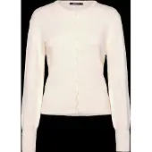 Gina Tricot Knitted Cardigan - Cream - XS