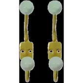 House Doctor - Ball Seinäkoukku 13x2x7 cm 2 kpl Aqua