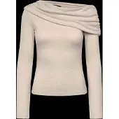 Gina Tricot One Shoulder Top - Beige - S