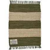 Bongusta Chindi Rug 45 X 60 Cm - Green - 45X60CM