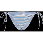 Gina Tricot Bikini Triangle Brief - Blue - L