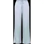 Gina Tricot Satin Loungewear Trousers - Blue - XS