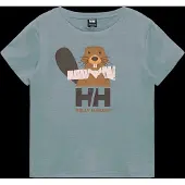 Helly Hansen K Hh Graphic T-Shirt - Blue - 110