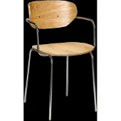 Hubsch Arch Dining Chair Natural - 48X50XH81CM