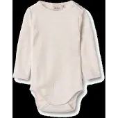 Wheat Wool Body L/S Lucca - White - 86