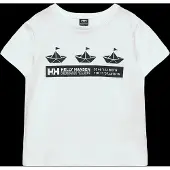Helly Hansen K Hh Graphic T-Shirt - White - 110