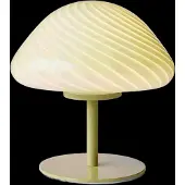 Halo Design Candy Mini Mush Table Lamp, Glass Head, Metal Base - Green - ONE SIZE