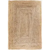 House Nordic Rina - Rug, Braided Jute, Nature 60X90 Cm - Beige - 1X60X90CM