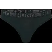 HUGO Mesh Logo Thong - Black - M