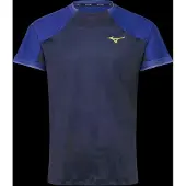 Mizuno Graphic Short Sleeve Tee M - Navy - L