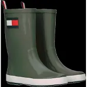 Tommy Hilfiger Flag Rain Boot Black - Green - 25/15.5CM