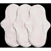 Imse Vimse Sanitary Pads Active, Regular, Natural 3-Pack - White - ONE SIZE