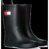 Tommy Hilfiger Flag Rain Boot Black - Black - 27/17CM