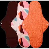 Imse Sanitary Pads Classic Night, Orange Sprinkle 3-Pack - Pink - ONE SIZE