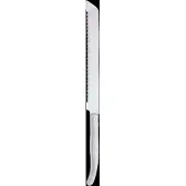 Jean Dubost Laguiole Brød Kniv M. Rustfrit Stål Håndtag - Silver - L30.7CM
