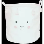Jabadabado Storage Basket Bunny - White - ONE SIZE