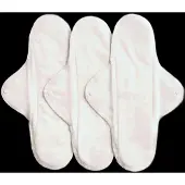 SmartaSaker Sanitary Pads Classic Night, Natural 3-Pack - Cream - ONE SIZE