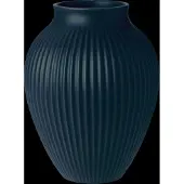Knabstrup Keramik - Ripple Maljakko 27 cm Matte Dark Blue