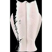 J-Line Vase 2 Fish Stoneware White - White - H24.5CM