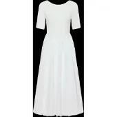 Kaffe Kakirsten 1/2 Sl Dress - White - L