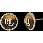 Ralph Lauren Pe Lrl Gold Tort Stud - Gold - ONE SIZE