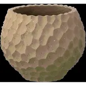 J-Line Flwrpot Dents+Outdoor Tau S - Beige - H28CM