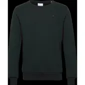 KnowledgeCotton Apparel Erik Basic Badge Sweat - Gots/Vegan - Black - S