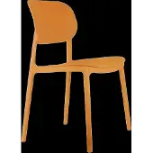 Leitmotiv Dining Chair Cheer - Orange - H81.5CM