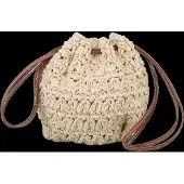 Becksöndergaard Mesh Straw Bina Bag - Beige - ONE SIZE