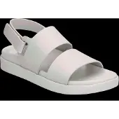 Calvin Klein Flat Adj Sandal Eyelet - White - 41