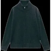 Mango Zipped Knit Cardigan - Navy - 2-3