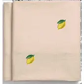 Midnatt - Lemon pöytäliina 250x145 cm beige/keltainen