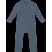 Mikk-Line Wool Baby Suit - Blue - 104