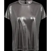 Mos Mosh Mmnivola O-Neck Metallic Tee - Silver - S