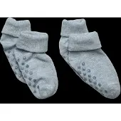 Minymo Baby Rib Sock W. Abs (2-Pack) - Blue - 19\22