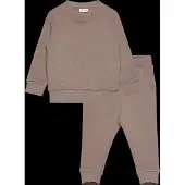 Minymo Sweat Set (2-Pcs) - Brown - 152