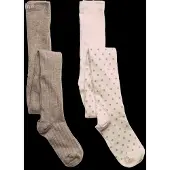 Minymo Stockings W. Pattern (2-Pack) - Multi/patterned - 140\146
