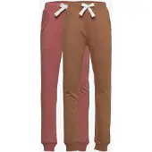Minymo Basic 37 -Sweat Pant (2-Pack) - Pink - 86