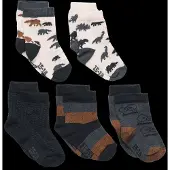 Minymo Socks W. Pattern (5-Pack) - Multi/patterned - 35\38